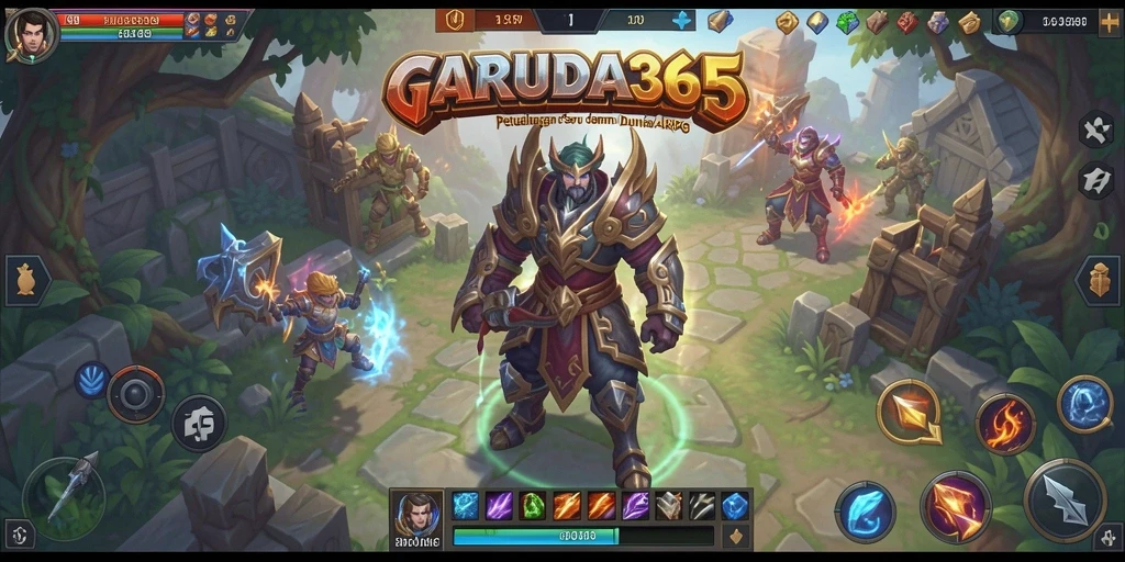 Gameplay seru di dunia fantasi ARPG GARUDA365.