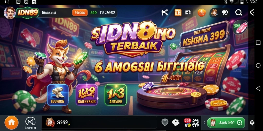 Tampilan gameplay menegangkan di IDN89 dengan grafis yang mencolok.