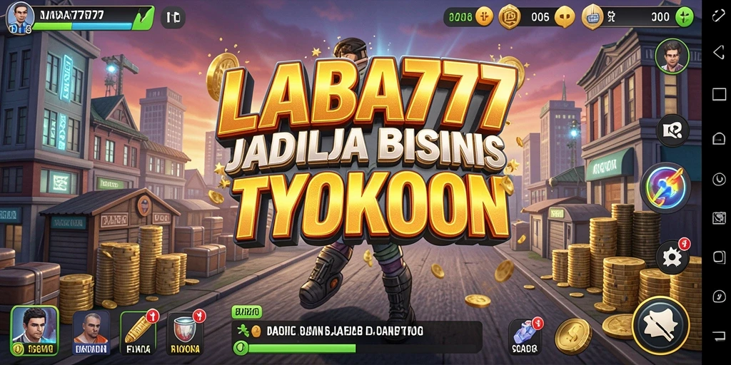 Tampilan gameplay <strong>LABA777</strong> yang menarik dan dinamis dalam mengelola bisnis Tycoon.
