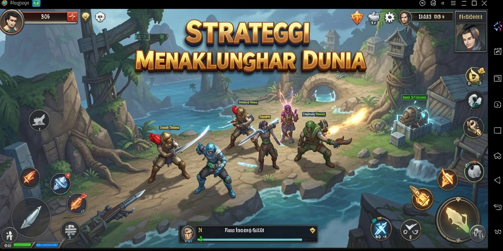Screenshot gameplay N06 yang penuh aksi dan strategi.