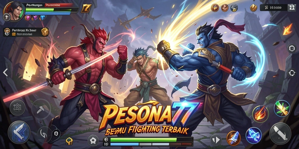 Gameplay PESONA77 dengan aksi pertarungan yang mendebarkan.