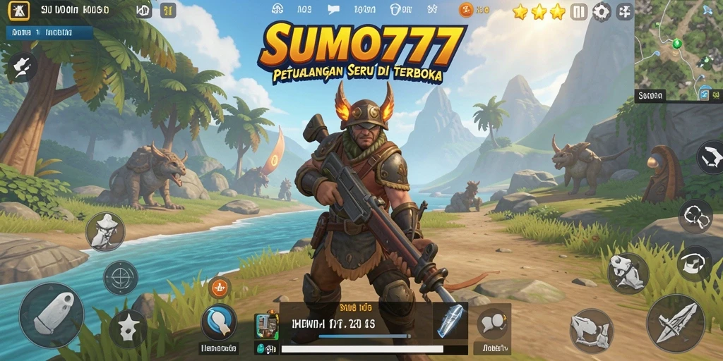Tampilan gameplay <strong>SUMO777</strong> yang dinamis di dunia terbuka.