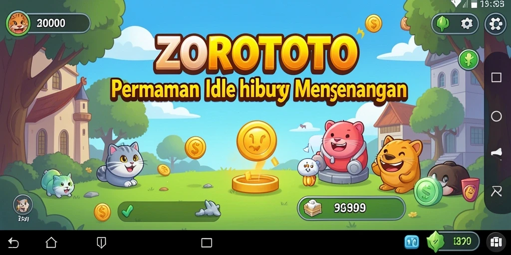 Tampilan menarik dari gameplay ZOROTOTO yang seru.